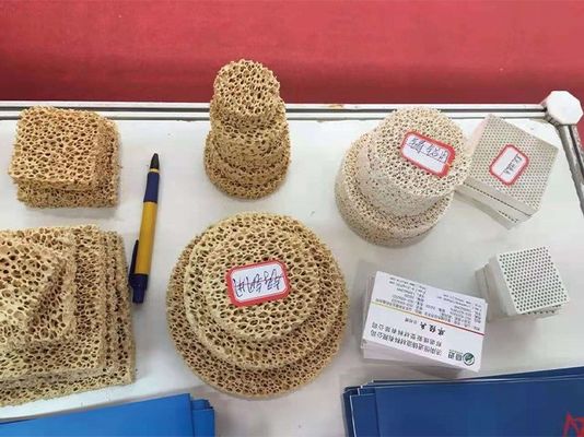 0.01mm Κεραμικό 30mm Πορώδες Κεραμικό φίλτρο αφρού με 10 Ppi έως 80 Ppi για χύτευση