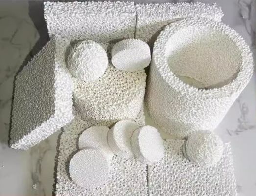 0.01mm Σχηματισμός κεραμικού φίλτρου αφρού για χυτήριο αλουμινίου σε οποιοδήποτε σχήμα